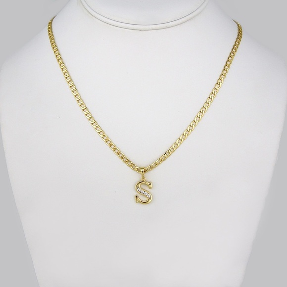 Jewelry - Gold Initial “S” Pendant Necklace